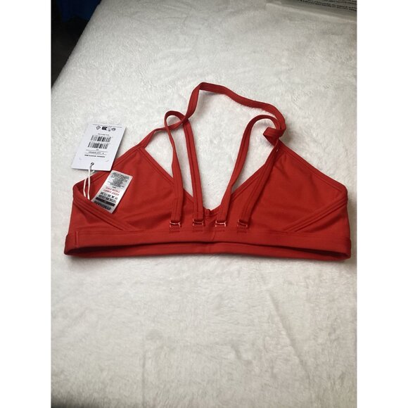 Gymshark Womens Minimal Sports Bra M Light Support Red NWT - Picture 3 of 8